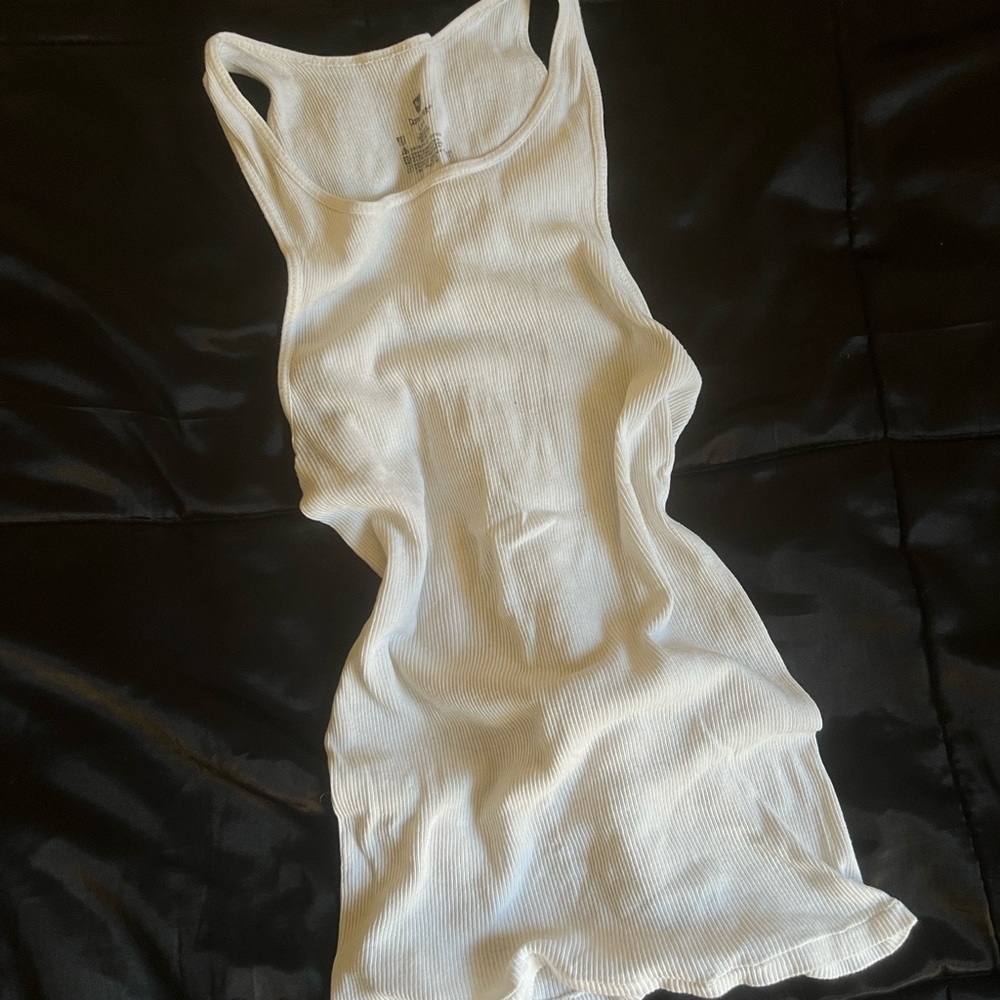 Long white tank top/dress